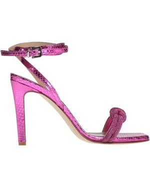 Pinko Sandals Leather - Pink