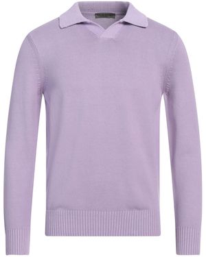 Incotex Jumper Cotton - Purple