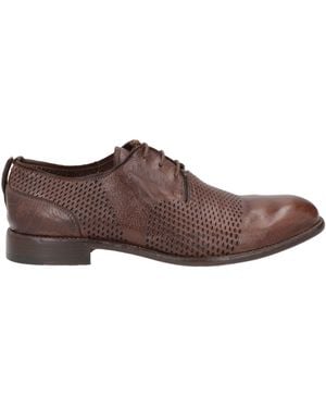 Hundred 100 Dark Lace-Up Shoes Leather - Brown