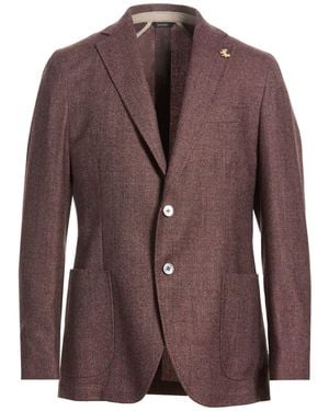 Tombolini Brick Blazer Virgin Wool - Brown
