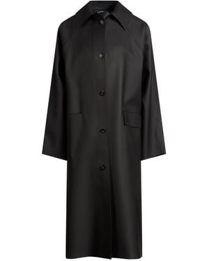 Kassl Overcoat & Trench Coat Polyester, Polyurethane - Black