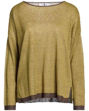 ALESSANDRO ASTE Mustard Jumper Linen - Green