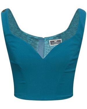 Elisabetta Franchi Top - Bleu