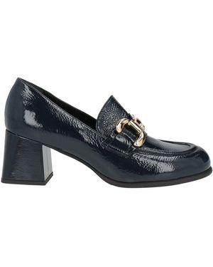 LARA MAY Midnight Loafers Leather - Blue