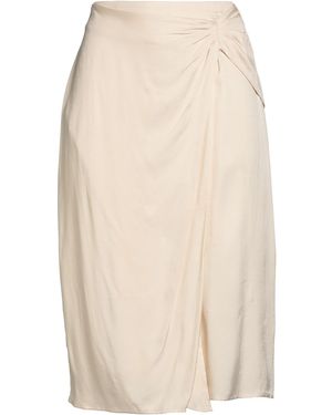 Nenette Midi Skirt Viscose - Natural
