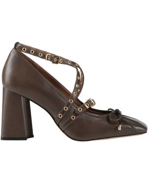 Vicenza Pumps Leather - Brown
