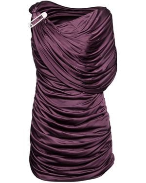 GIUSEPPE DI MORABITO Mini Dress Viscose - Purple