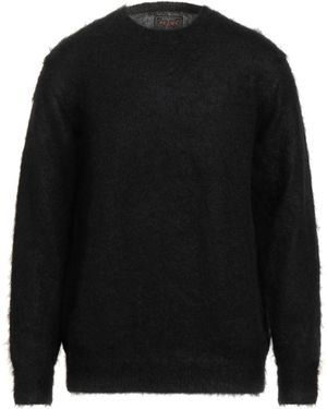 Beams Plus Sweater Mohair Wool, Nylon, Polyester, Polyurethane - Black