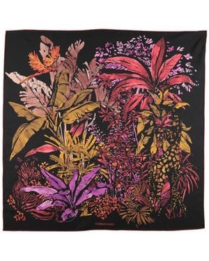 Ferragamo Scarf Silk - Purple