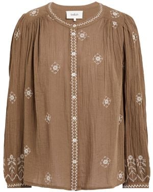 Ba&sh Khaki Shirt Cotton - Brown