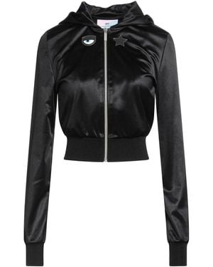 Chiara Ferragni Sweatshirt Polyester, Elastane - Black