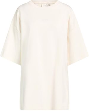 Gestuz T-Shirt Organic Cotton, Polyester, Elastane - White