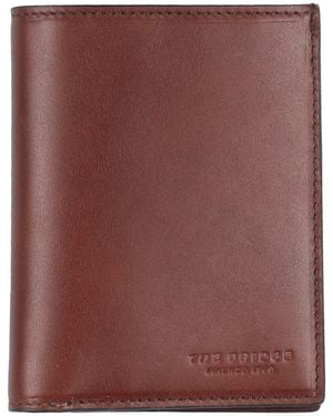 The Bridge Wallet Leather - Purple