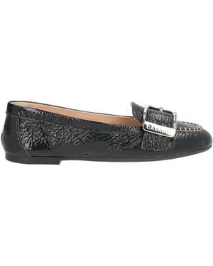 Casadei Ballet Flats Leather - Gray