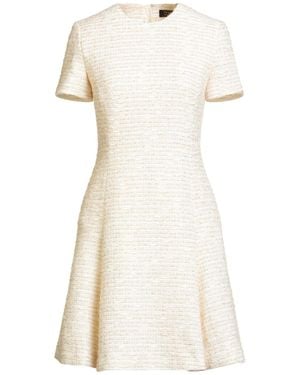 Sly010 Ivory Mini Dress Wool, Synthetic Fibers, Recycled Polyester, Cotton, Metallic Polyester - White
