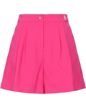 Blugirl Blumarine Fuchsia Shorts & Bermuda Shorts Polyester, Elastane - Pink
