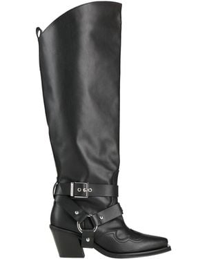 Ganni Boot Synthetic Material - Black
