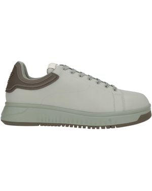 Emporio Armani Light Trainers Cow Leather - Grey