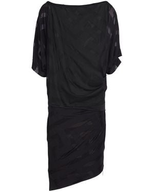 Vivienne Westwood Mini Dress Viscose, Elastane - Black