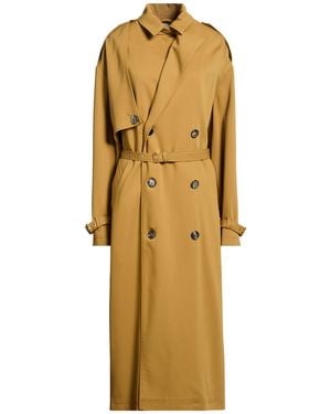Ami Paris Overcoat & Trench Coat Virgin Wool - Metallic