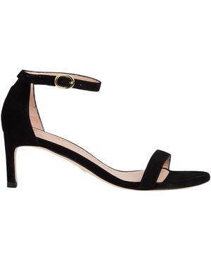 Stuart Weitzman Sandals Leather - Black