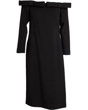 N°21 Midi-Kleid - Schwarz