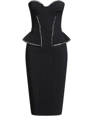 La Petite Robe Di Chiara Boni Midi Dress Polyamide, Elastane - Black