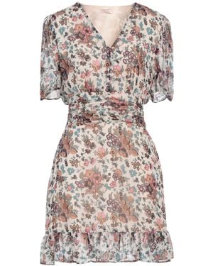 Liu Jo Mini Dress Viscose, Polyester - Natural