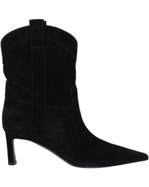 Sergio Rossi Ankle Boots Leather - Black