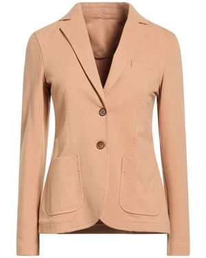 Circolo 1901 Camel Blazer Cotton, Lycra - Natural