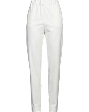 SOHO-T Ivory Pants Viscose, Polyamide, Elastane - White