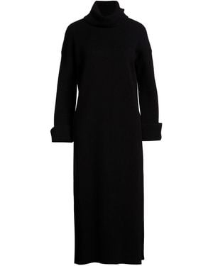 Antonelli Midi Dress Wool, Silk, Cashmere - Black