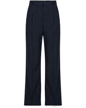 Officine Generale Midnight Trousers Organic Cotton - Blue