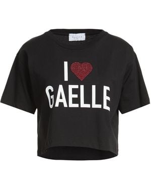 Gaelle Paris T-Shirt Cotton - Black