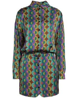 Imperial Mini Dress - Green