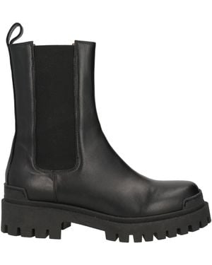Ennequadro Ankle Boots Calfskin - Black