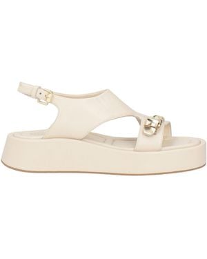 Elvio Zanon Sandals Leather - Natural