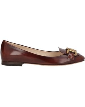 Tod's Ballet Flats Leather - Brown
