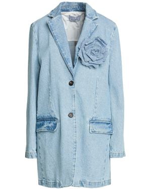 GIUSEPPE DI MORABITO Denim Outerwear - Blue