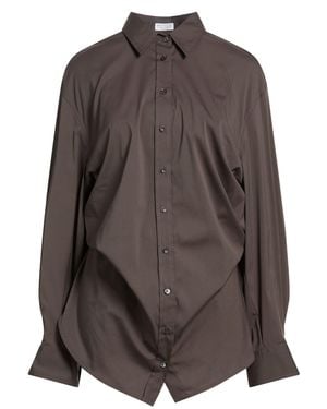 Brunello Cucinelli Dark Shirt Cotton, Polyamide, Elastane - Brown
