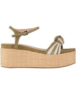 Pollini Military Espadrilles Leather - Natural