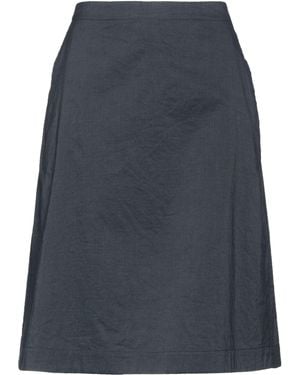 Aspesi Midi Skirt Cotton, Ramie - Blue
