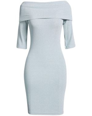Dixie Mini Dress Viscose, Polyester, Elastane - Blue