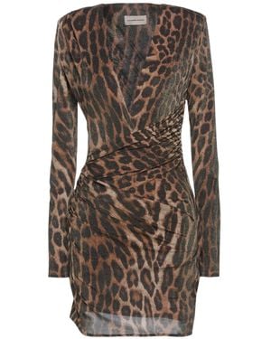 Alexandre Vauthier Short Dress - Brown