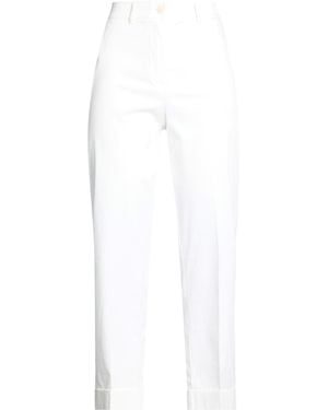 ANNA PALMER LOS ANGELES Trousers Cotton, Elastane - White