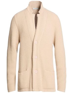 Alpha Studio Cardigan Wool, Viscose, Polyamide, Cashmere - Natural