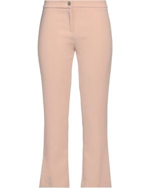 Trussardi Trousers Polyester, Viscose, Elastane - Natural