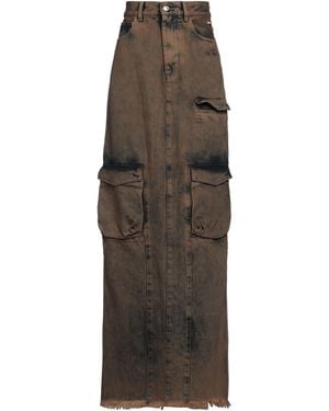 Gcds Jeansrock - Braun