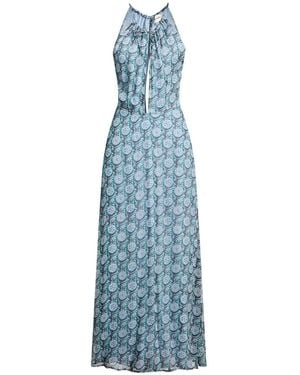 Antik Batik Maxi Dress - Blue