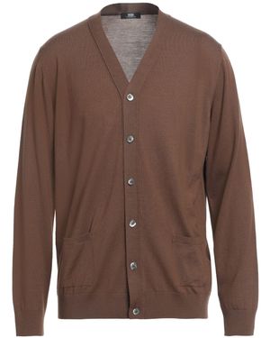 Alpha Studio Cardigan Merino Wool - Brown